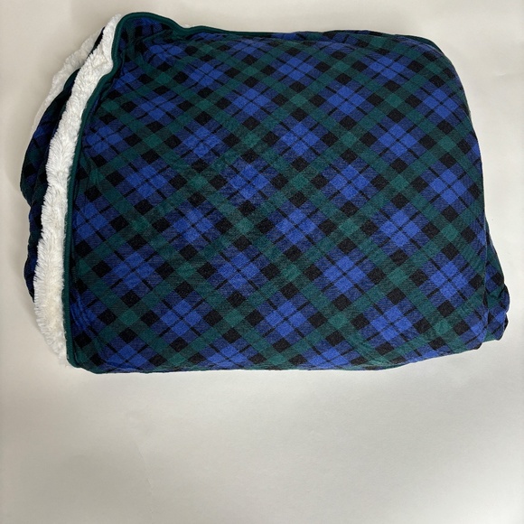 Little Sleepies Emerald Plaid Plus Oversized- Cloud Blanket - Picture 3 of 8